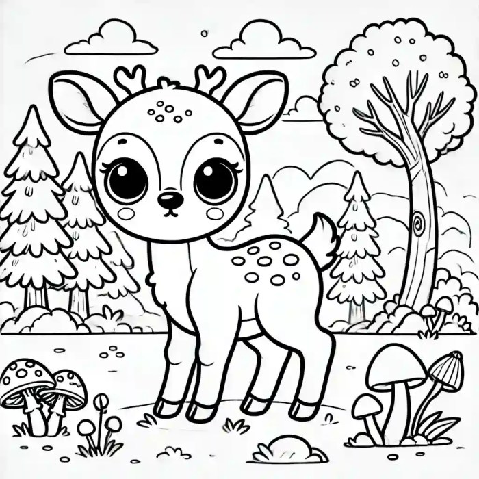 Easy coloring pages animals paws