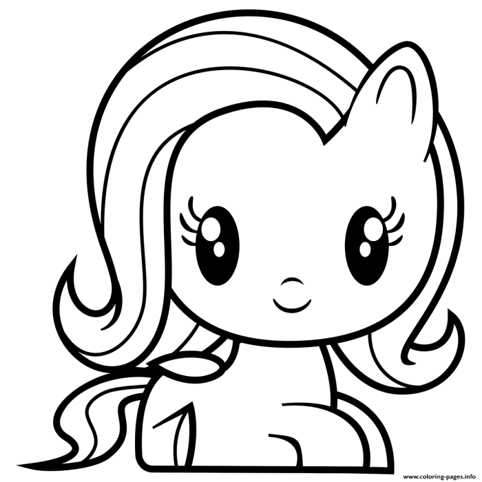 Equestria pony coloring girls little fluttershy pages printable