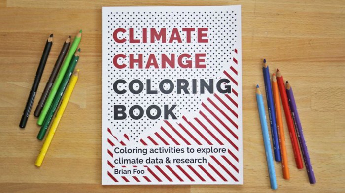 Climate change coloring book