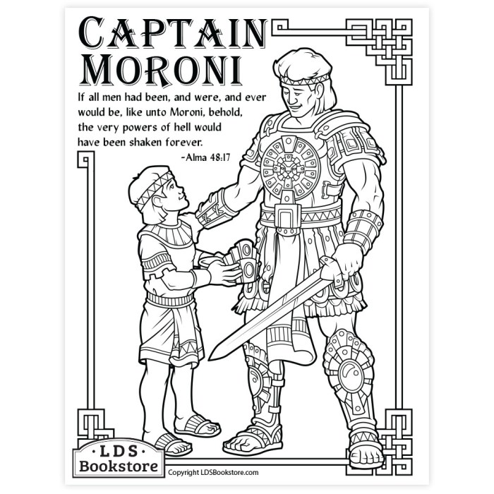 Book of mormon stories coloring pages