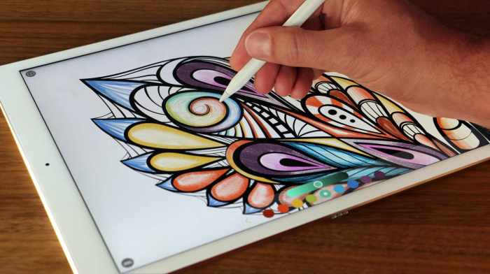 Coloring book for ipad pencil