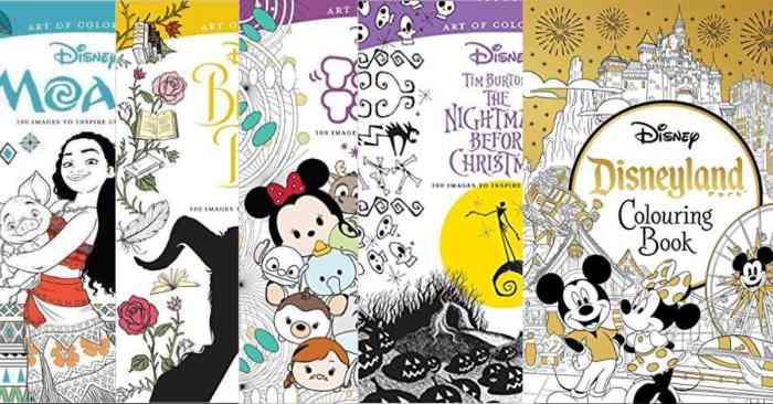 Big disney coloring books