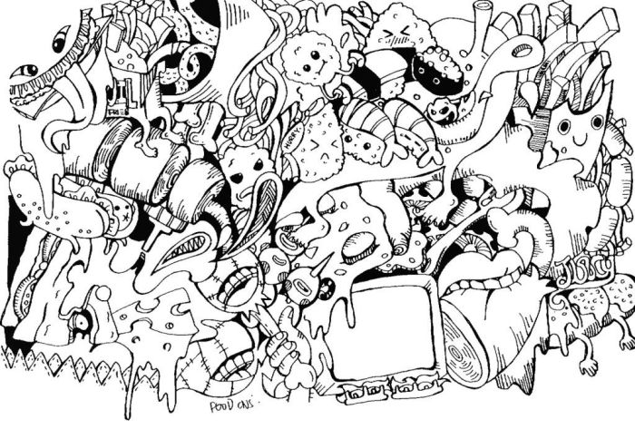 Doodle art alley free animal coloring pages