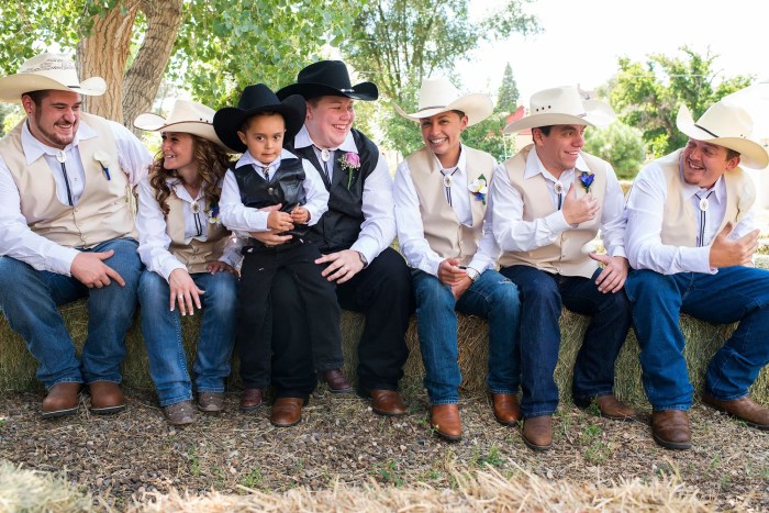 Western wedding guest dress