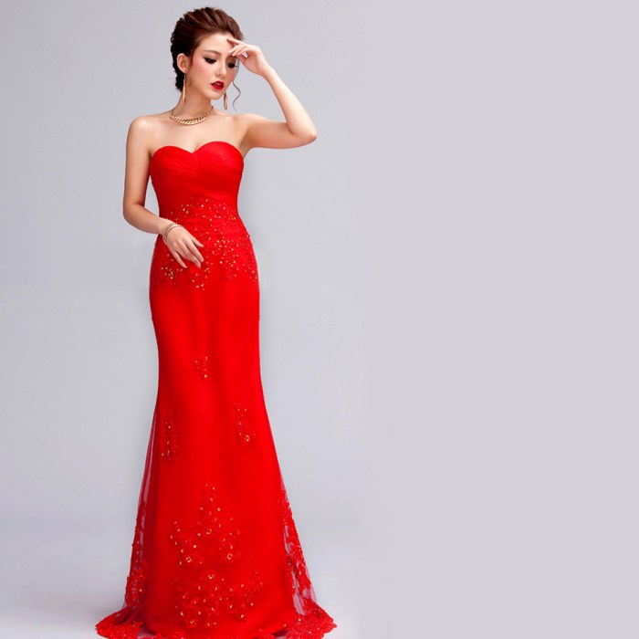 Wedding red beautiful dresses designs modern dress gown pretty bridal posted 2011