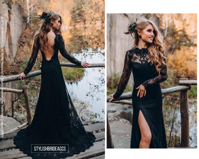 Black dresses for wedding guests