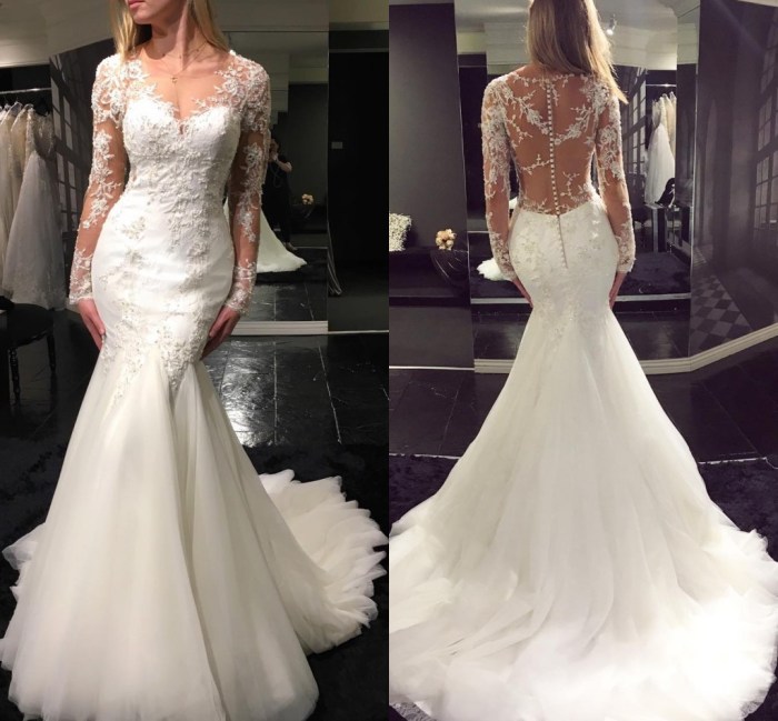 Bling mermaid wedding dresses