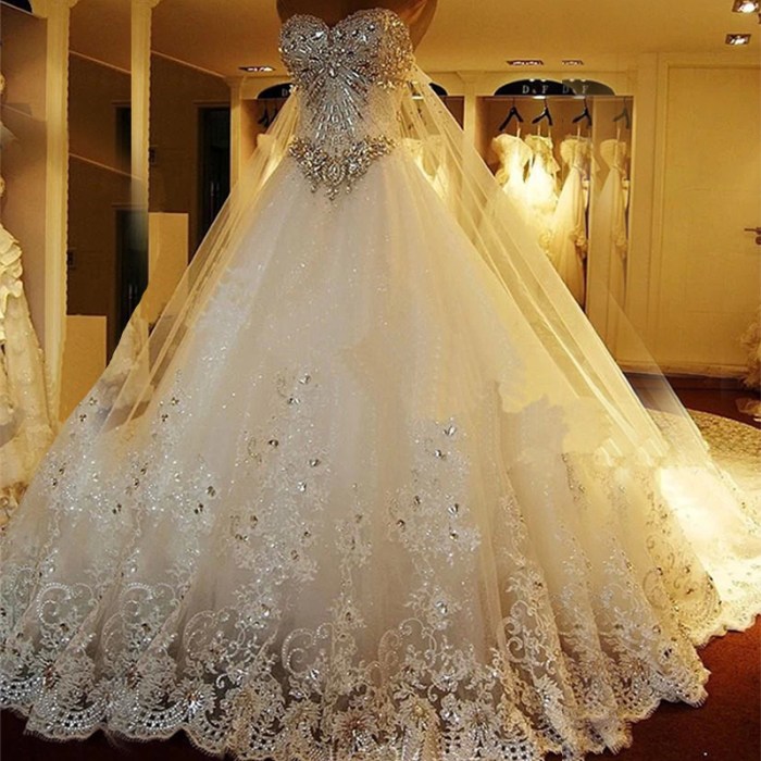 Big princess wedding dresses